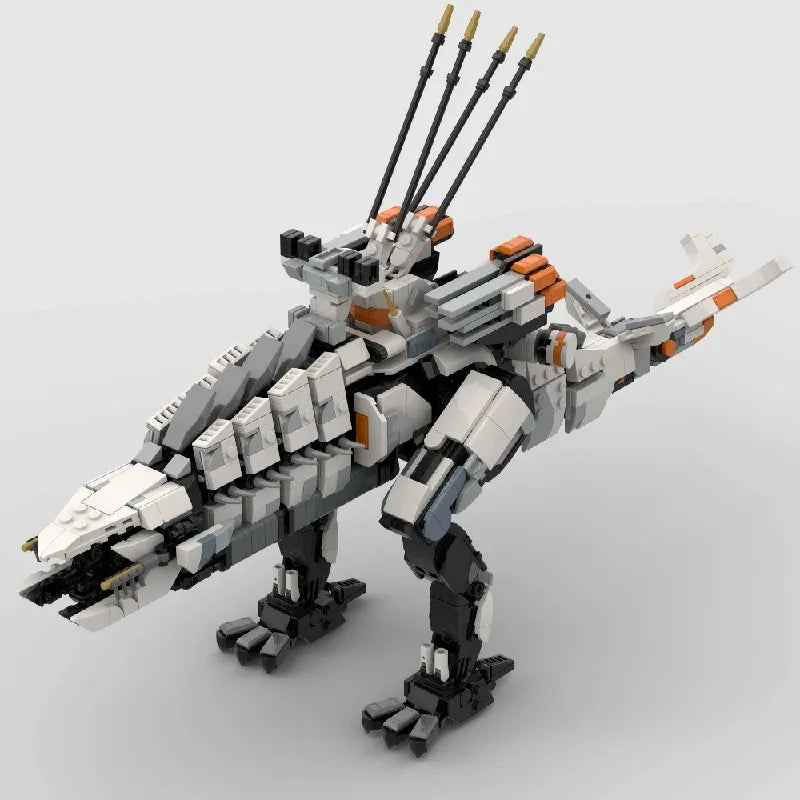 1596PCS Movie Horizon Zero Dawn Modular Building Blocks Assembly Model Bricks Sets Home Ornament Creative Toys Adult Kids Gifts