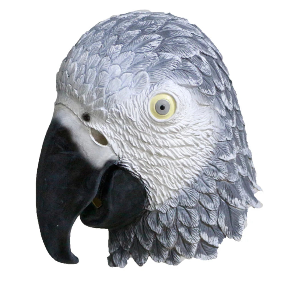 Latex Full Head Animal Bird Dove Dodo Parrot Pigeon Crow Masquerade Props Mask