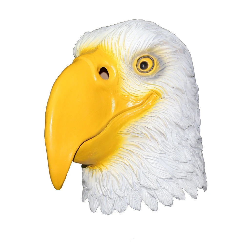 Latex Full Head Animal Bird Dove Dodo Parrot Pigeon Crow Masquerade Props Mask