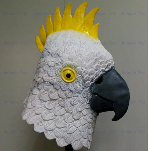 Latex Full Head Animal Bird Dove Dodo Parrot Pigeon Crow Masquerade Props Mask