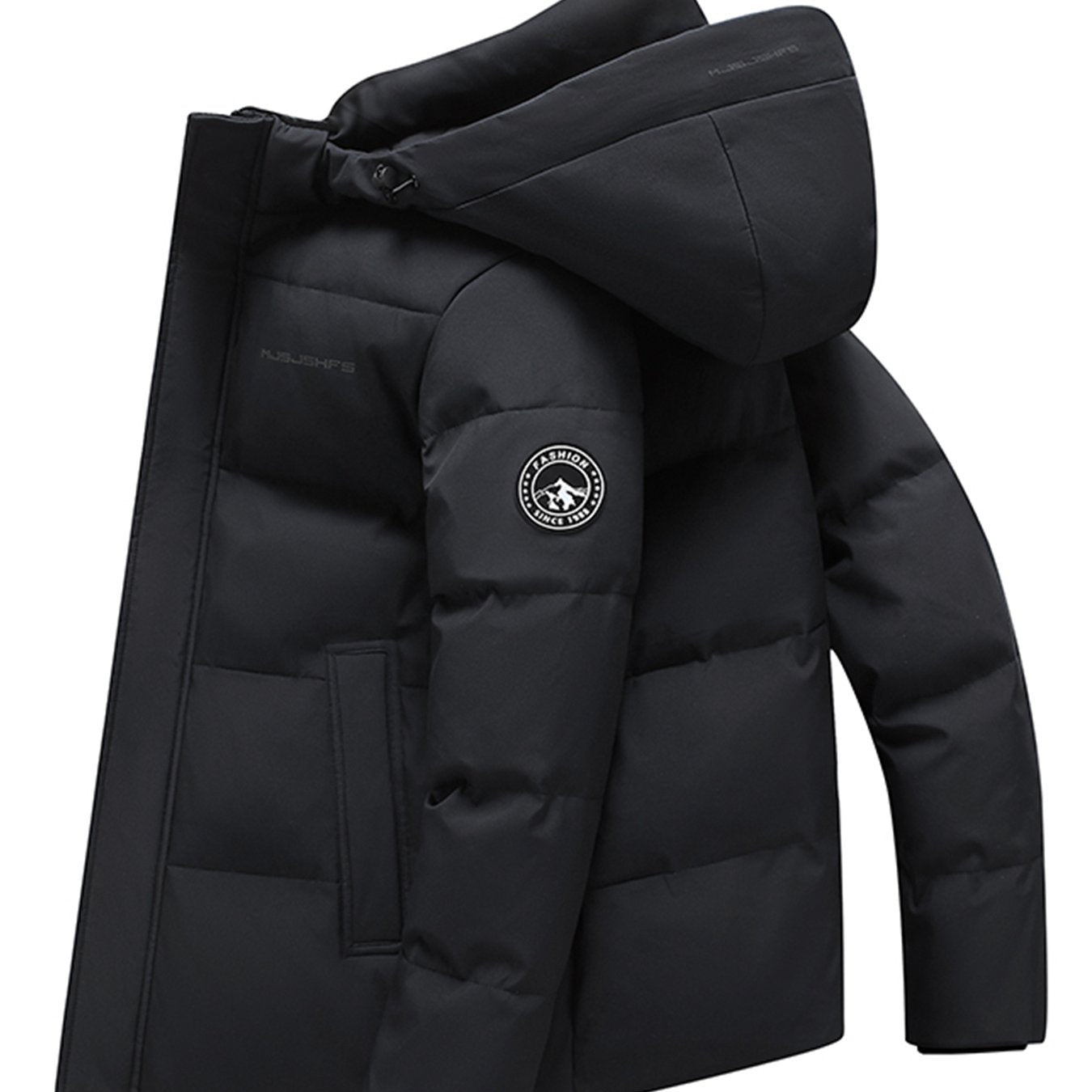 2025 New Men's Down Padded Short Thickened Warm Winter Coat, Youth Oversized Casual Versatile Jacket - Y