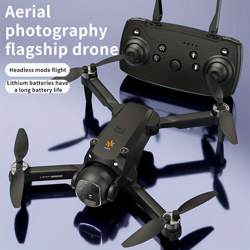 New VR Folding Drone - Equipped with Head-mounted VR Glasses, 360° Flip, 90° Adjustable Motorized Camera, Brushless Motors, Optical Flow Positioning, Altitude Hold Function, Three-speed Switching, One Button Take-off/landin