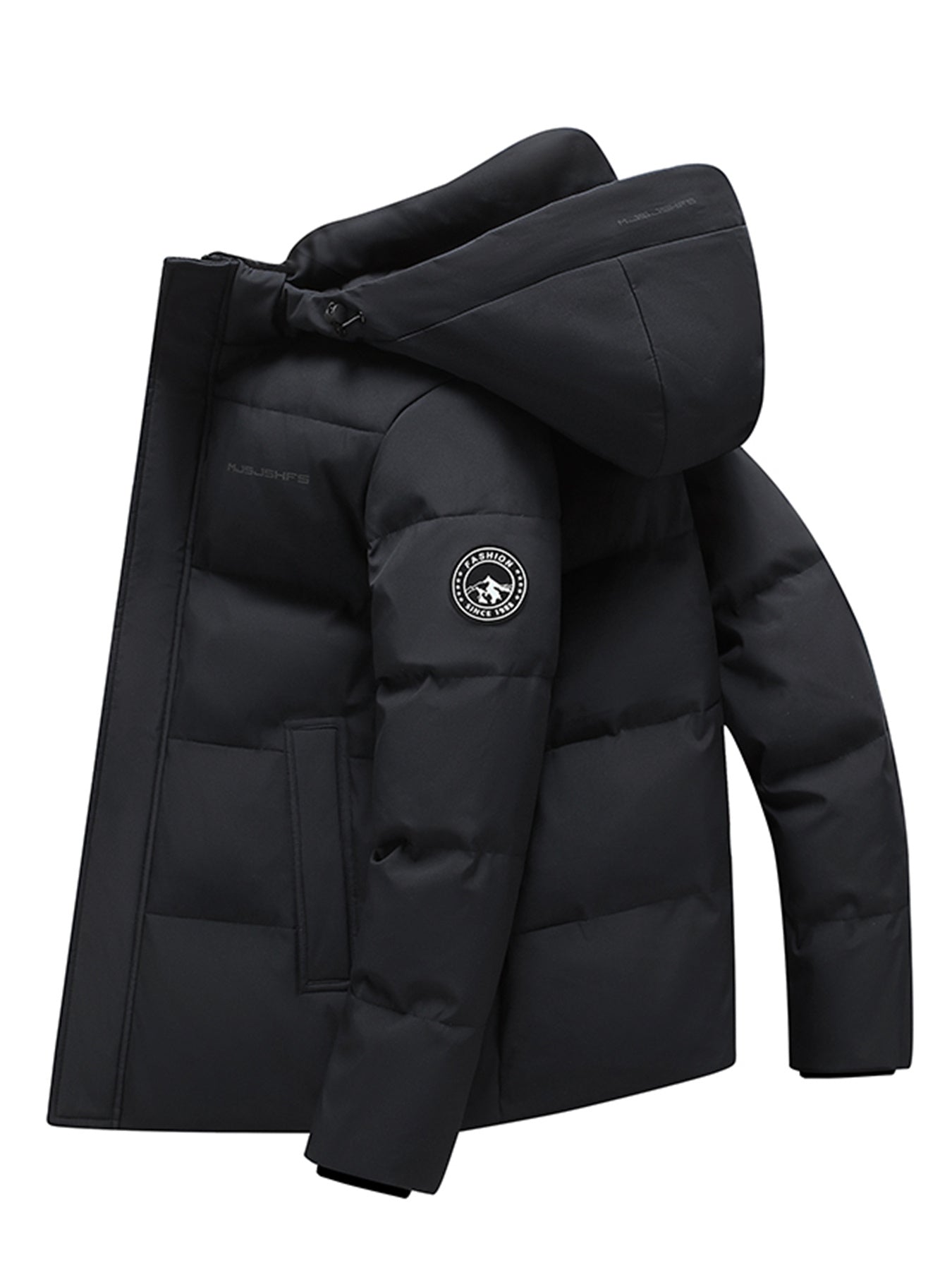 2025 New Men's Down Padded Short Thickened Warm Winter Coat, Youth Oversized Casual Versatile Jacket - Y